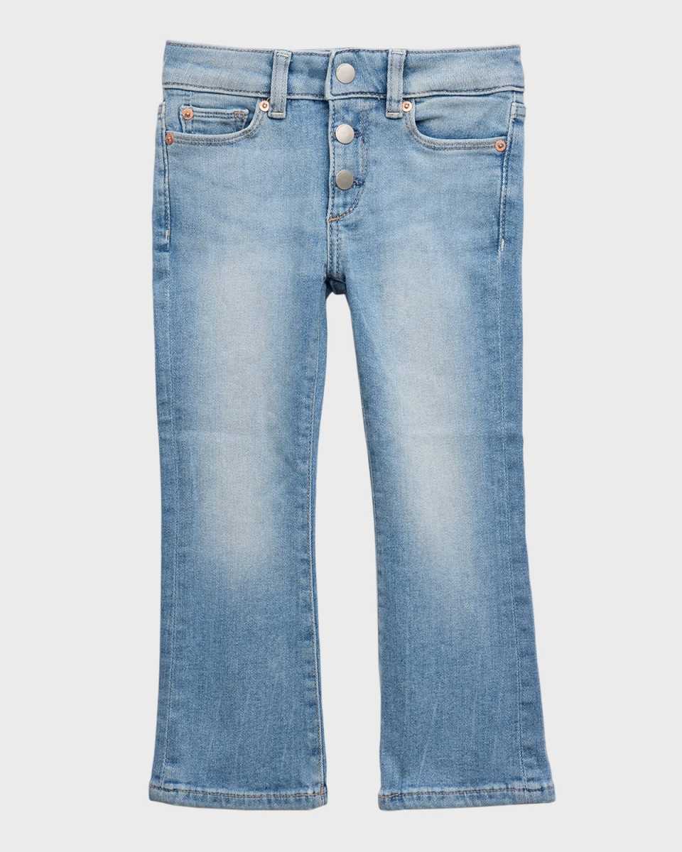Girl's Claire Toddler Bootcut Denim Jeans, Size 4-6